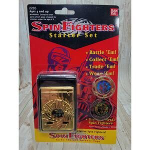1993 Spin Fighters Die Cast Tops Starter Set - Brand New